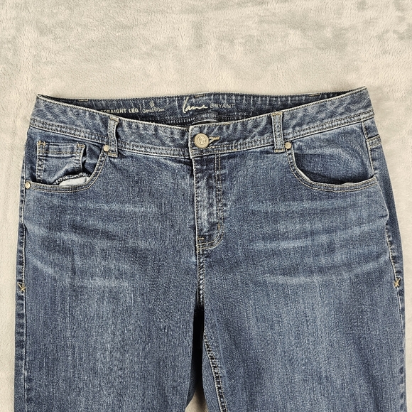 Lane Bryant Jeans Women's Size 16 Reg Straight Genius Fit - Picture 2 of 11